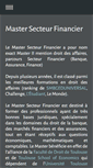 Mobile Screenshot of mastersecteurfinancier.com